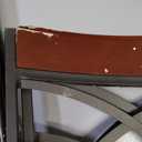 Mid Century Modern Swivel Bar Stool Set of 2, Counter Height Bar Stools with Back, Faux Leather, 350lb, 30" Whisky