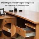 2 x Cabinet Door Magnetic Catch,10 Pack Round Cabinet Magnets Adhesive Cabinet Latch,Magnetic Drawer Locks for Sliding Door Kitchen Cupboard Closure