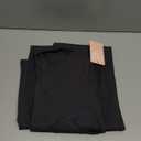 POSHDIVAH Women's Maternity Workout Leggings Over The Belly Pregnancy Yoga Pants with Pockets Soft Activewear Work Pants, Black, L