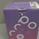 POCOCO Galaxy Star Projector for Bedroom with Replaceable Optical Film Discs, Home Planetarium Night Light Projector with High-Definition Soft Light for Relax, Study, and Meditate, Stress Relief Gifts (Black)