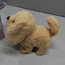 KSABVAIA Plush Golden Retriever Toy Puppy Electronic Interactive Dog - Walking, Barking, Tail Wagging, Stretching Companion Animal for Kids Toddlers