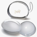 Uplift Secret Silicone Bra Inserts - Clear Gel Push Up Breast Pads - Bra Padding Bust Enhancer Medium