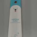 Illumifun LED Dog Collar, Adjustable Light Up Dog Collars, USB Rechargeable Water-Resistant Glowing Safety Collar Light (Orange, Small)