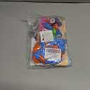 132pcs Blue Dog Party Favors, Blue Orange Dog Paw Birthday Decorations Supplies, Puppy Paw Stamps Balloons Gift Bags Key Chains Slap Bracelets DIY Sticker Goodie Bag Filler for Birthday