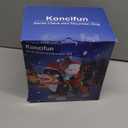 7.2 FT Christmas Inflatables Yard Decorations Outdoor Santa Claus Riding Dog, Built-in LED Lights, Christmas Blow Up for Outdoor, Yard, Roof, Lawn