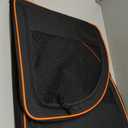 Dog Car Seat, Enclosed Carrier for Pets Travel Safety Dog Crate Soft-Sided Covered Car Kennel Carrier for Backseat for Medium Dogs