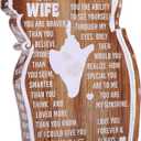 Valentines Day Gifts for Wife, I Love You Romantic Gifts, I Choose You with Heartfelt Message Acrylic Sign- Wedding Anniversary, Birthday Ideas for Her