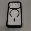 Miracase Magnetic for iPhone 17 Pro Case 6.3" [Compatible with MagSafe] Full-Body Phone Case with Built-in Glass Screen Protector & Camera Control,Drop Proof iPhone 17 Pro Cover, Black