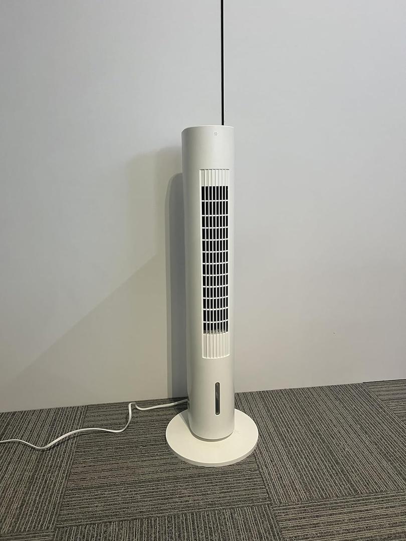 Evaporative Air Cooler, 35" Windowless Air Conditioner Portable, 3 Speeds, 1.2L Water Tank, 3 Ice Packs, 20ft Remote, 7H Timer, No Hose No Window Needed,70 Oscillating Portable AC Unit for Room