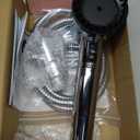 Cobbe Ion Drops Filtered Shower Head with Handheld, High Pressure 4+1 Spray Mode Showerhead with Filters, Built-in Power Wash for Hard Water - Remove Chlorine - Reduces Dry Itchy Skin, Chrome