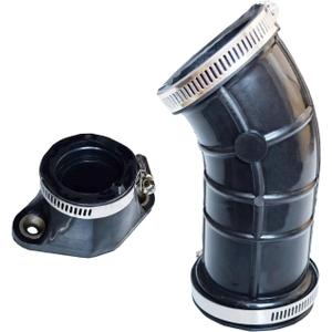 Heavy-Duty Intake Manifold & Air Box Intake Boot Kit Compatible with Arctic Cat 400 1998-2001, 454 1996-1998, 500 2001 OE # 0470-305 3402-149 | Durable Rubber + Clips Included