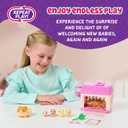 Little Live Pets Hamster Mini Interactive Toy Set, Hutch Animal Playset with 3 Surprise Babies, 20+ Sounds, Hamster Must-Haves for Ages 3+