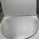 Niccy Round LED Bathroom Mirrors with Light, 36" Backlit Makeup Mirror for Bathroom, Frameless Circle Smart Vanity Mirror with 3 Color Lights, Anti-Fog, Smart Touch Button, Shatter-Proof