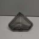 Magnetic Drainage & Filter Basket with Enhanced Durability, Triangular Sink Strainer with Twist-Open Bottom, Heavy-Duty Kitchen Sink Corner Rack for Draining & Storage, Punch-Free Installation