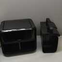 CHEFMAN 6 Quart Dual Basket Air Fryer Oven with Easy View Windows, Sync Finish, Hi-Fry, Auto Shutoff, 2 Independent 3Qt Nonstick Dishwasher Safe Frying Baskets, Digital Double Air Fryer - Black