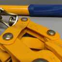 Chain Fence Strainer Plain Barbed Woven Wire Stretcher Tool for Center & End Post Pull, Carbon Steel Fence Tensioner Repair Tool, 47.25" Chain Capacity 2200lbs Farm, Ranch (Yellow, 1 Pack)