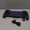 Spican Switch Controllers for Nintendo Switch/Switch OLED, Hall Effect Switch Wireless Pro Controller One-Piece Joypad, Full-Size Handheld Mode Gamepad with RGB Lights/Battery/Turbo/Macro/4 Game Slot (6.2"/7", Black-Stellar Grid)