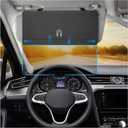 Polarized Car Sun Visor Extender, Upgraded Polarized Car Visor Extender Sun Blocker UV400, Universal Visor Extension for Sun Blocker, Adjustable Sun Visor, Glare, UV Protector