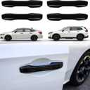 Thenice for 11th Gen Civic Door Handle Cover Snap-on No Tape Exterior Handle Protection Compatible with Honda Civic 2026 2025 2024 2023 2022 Accessories, Accord CR-V HR-V 2023-2026 -Piano Black