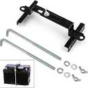 Adjustable Battery Hold Down, Universal Battery Adjustable Crossbar with L Bolt Battery Tie Down Holder for Cars SUVs (Bolt Length 27cm/10.63inches)