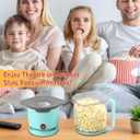 Joyzan Hot Air Popcorn Popper, Portion Corn Kernels Maker Electric Popcorn Machine Melts Butter 98% High Popping Rate Fast Making No Oil 2.5 Quarts Serving Bowl Lid Home Party Kids Movie Night Family