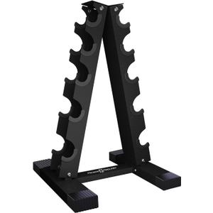 Fitness Republic Neoprene Dumbbells Weight Storage Rack - 2.0 MM Thick Steel Weight Organizer - Ideal Choice for Home Gym - Easy to Assemble and Store