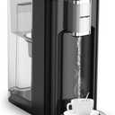 Vortopt Countertop Water Dispenser, 4L Large Capacity, 5 Temperature Settings (Normal Temperature45608595), Activated Carbon Filter, Child Lock & Overheat Protection,UR04 Silvery
