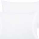 NTBAY Egyptian Cotton Queen Pillowcases - Set of 2, 500 Thread Count Cotton Pillowcases - Soft and Breathable Envelope Closure Pillow Cases - 20x30 Pillow Covers for Bed, White