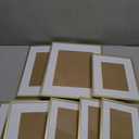 eletecpro Aluminum Gallery Wall Frame Set of 8, Including 2Pcs 11x14, 3Pcs 8x10, 3Pcs 6x8 Photo Frames for Wall or Tabletop Display, Multiple Sizes Picture Frames Collage Wall Decor, Gold