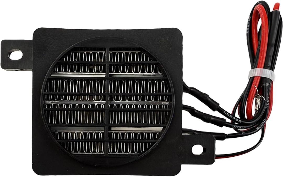 PTC Car Fan Air Heater, 12V 100W Constant Temperature Heaters with Ceramics Fast Heating, Air Dehumidification Fan Heater for Small Room Space Heater Air Conditioning Appliances