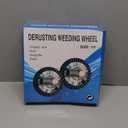 8 inch Steel Wire Trimmer Head, Unbreakable Wired Trimmer Blade Yard Patio Wire Weed Eater Head Trimmer Head Replacement with 2 Pack of Adapters kit for Weed Wacker