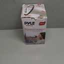 Pyle 20W Megaphone Bullhorn - 5.4'' x 8.6'' Portable Megaphone, Projection Range 1000 Sq. Yards, Voice Talking & Siren Alert, Shoulder Strap, Battery Operated (White)