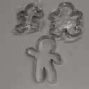 LILIAO Gingerbread Man Cookie Cutter 3-Pc Set Winter Christmas