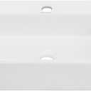Claire 20 Rectangle Ceramic Vessel Sink, Matte White