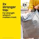 Glad ForceFlex MaxStrength Kitchen Trash Bags, 13 Gal, Fresh Clean Febreze, 34 Ct (Package May Vary)