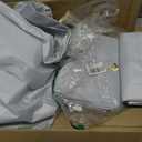 3 plastic covers with pockets and velcro straps. Size 72"×112"