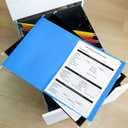 Hanging File Folders,25 Pack Letter Size Black Hanging File Folders with 1/5-Cut Tabs,11 Point Paper Stock,Bulk for Filing Cabinet