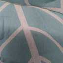 Extra Thick Ironing Board Covers with Pad Standard Size 15x54, Snug Fit Adjustable Drawstring Tightening with Stopper, Heat Reflective Coating, Nose Pocket and Fastener Straps, Green Floral