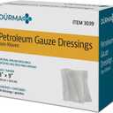 Dynarex Sterile Petroleum Non Adhering Gauze Dressing for Wounds, 50 Count