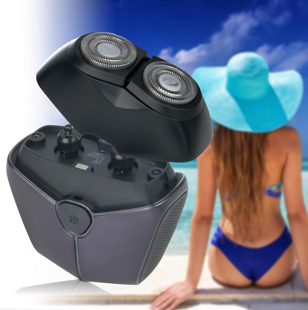 Electric Razors for Women,Rechargeable Bikini & Face Shaver with, Travel Lock,Type-C Fast Charge,Waterproof Wet/Dry Remover for Removing Face/Arms/Legs (Black)