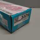 Wireless Keyboard and Mouse Combo, Retro Typewriter Keyboard with Round Keycaps, 2.4GHz USB Cute Wireless Keyboard Mouse for Computer, Desktop, Laptop and Computer (Black-Colorful)