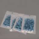 Uxcell 1200Pcs Glass Bugle Beads, 6x1.7mm Tube Mini Loose Glass Seed Spacer Bead for DIY Earrings Necklaces Bracelets Jewelry Making (Sky Blue)