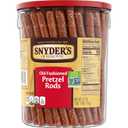 Snyder's of Hanover, Old Fashioned Pretzel Rods, 27 Oz Canister (EXP 08/21/25)