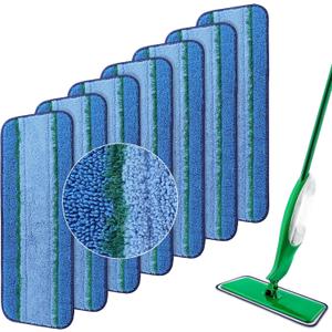 Upgraded Replacement Microfiber Spray Mop Pads for Libman Freedom Spray Mop, Washable Reusable Wet & Dry Cleaning Refill Head for Multi-Surface Floor Upgraded Replacement Microfiber Spray Mop Pads for Libman Freedom Spray Mop, Washable Reusable Wet & Dry Cleaning Refill Head for Multi-Surface Floor