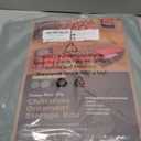 Christmas Ornament Storage Box, Mrrihand Xmas Decoration Organizer with Adjustable Dividers - Storage Container Keeps 128 Holiday Ornaments 3-Inch, Dual Zipper Closure, 600D Tear-Proof Material (Gray)