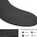 1.2mm Hard Toe Special Use Carbon Fiber Insole, 230mm Rigid Foot Support Insert, Orthotic Shoe Stiffener Insert for Hallux Rigidus Mortons Toe, Men's Size 6.5 / Women's Size 7.5