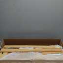 Rattan Shoe Storage Bench,Bamboo Entryway Bench, 2-Tier Shoe Rack,35.4" W x 12.6" D x 19.7" H with 2 Doors & Padded Seat Cushion for Entryway, Living Room, Bedroom, Natural