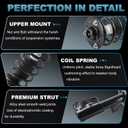 Front Struts Assembly Compatible with 2010-2017 Chevy Equinox GMC Terrain Coil Spring Shocks Absorbers 272527 272526