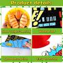 139Pcs Hero Theme Party Supplies with 24 Hero 9'' Plates 24 Hero 7'' Plates 24 Super Theme Swirls 16 Balloons 2 Banners 1 Tablecloth 24 Napkins 24 Forks for Kids Boy Birthday Party Decorations