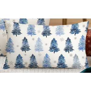 AACORS Christmas Pillow Cover 12X20 Inch Christmas Tree Snowflake Decoration Holiday Farmhouse Winter Pillow Case Decor for Home Sofa Couch (Green) AA223-12